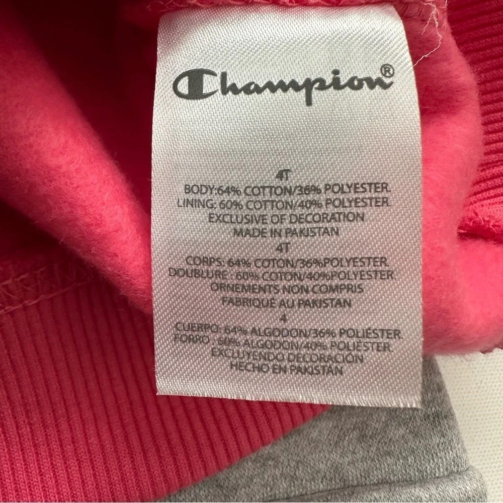 Champion Boys' 2-Piece Hoodie Shorts Set Outfit Size 4T